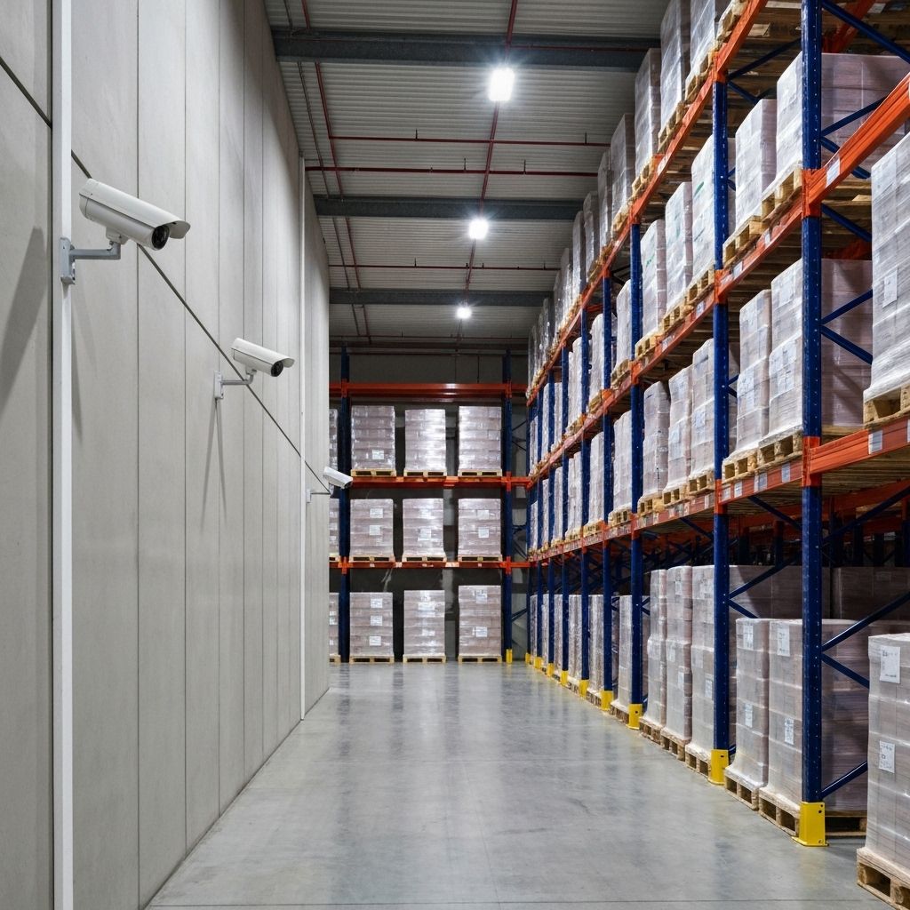 CCTV-enabled secure storage facilities